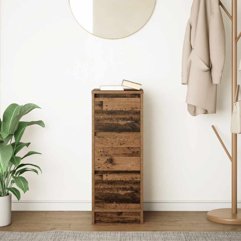 Sideboard Old Wood 29.5x34x76 cm Engineered Wood